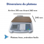 Balance Commerciale Fiscale bMobile Mettler - Homologuée et Loi 2018