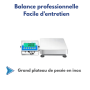 Balance vignette verte inox