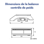 Balance plateau inox 310x220