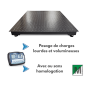 Plate-forme de pesage 4 capteurs