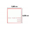 Rouleau 430 étiquettes 58 x 60 x 40 thermiques, Balance commerciale