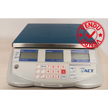 OCCASION Balance poids-prix ACT VISION homologuée