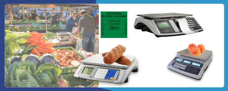 Balance de Marché Homologuée, avec Vignette | Prix Pas Cher