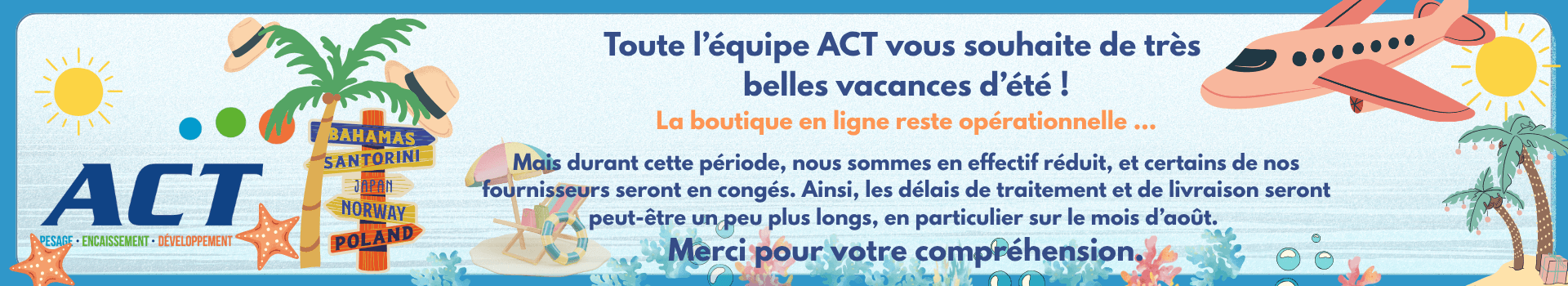 Bonnes vacances d'été